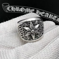 Cross heart rings