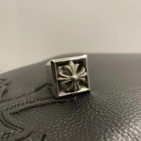 Cross heart rings