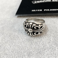Cross heart rings