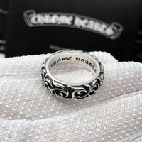 Cross heart rings