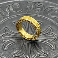 Cross heart rings