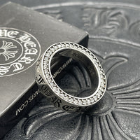 Cross heart rings
