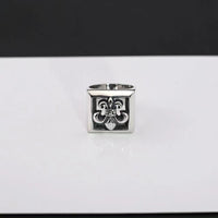 Cross heart rings