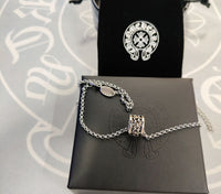 Silver Chome Heart Chains