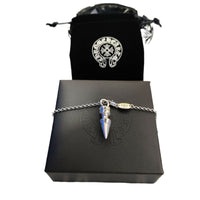 Silver Chome Heart Chains
