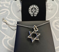 Silver Chome Heart Chains