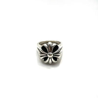Cross heart rings