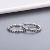 Cross heart rings