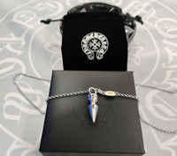 Silver Chome Heart Chains
