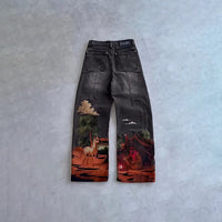 Arab Themed Jeans Unisex
