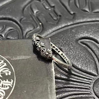Cross heart rings