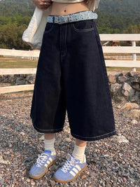 Wide-Leg Jorts Unisex