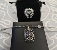Silver Chome Heart Chains