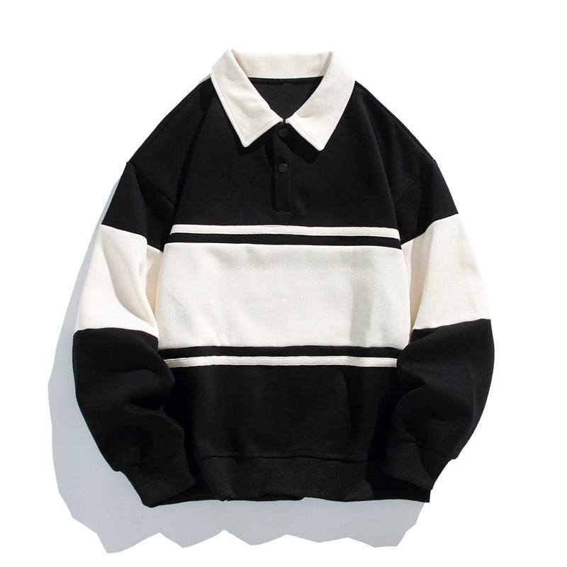Mens Relaxed Sweater One stripped