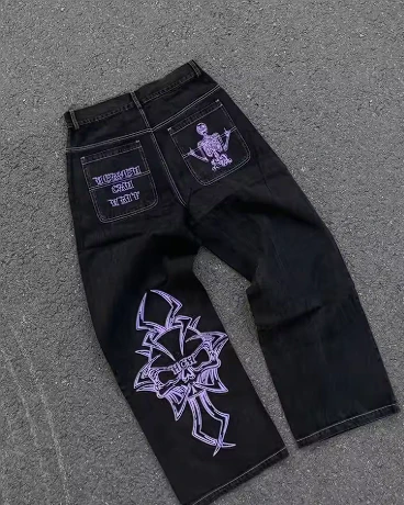 Vintage Baggy Jeans Black